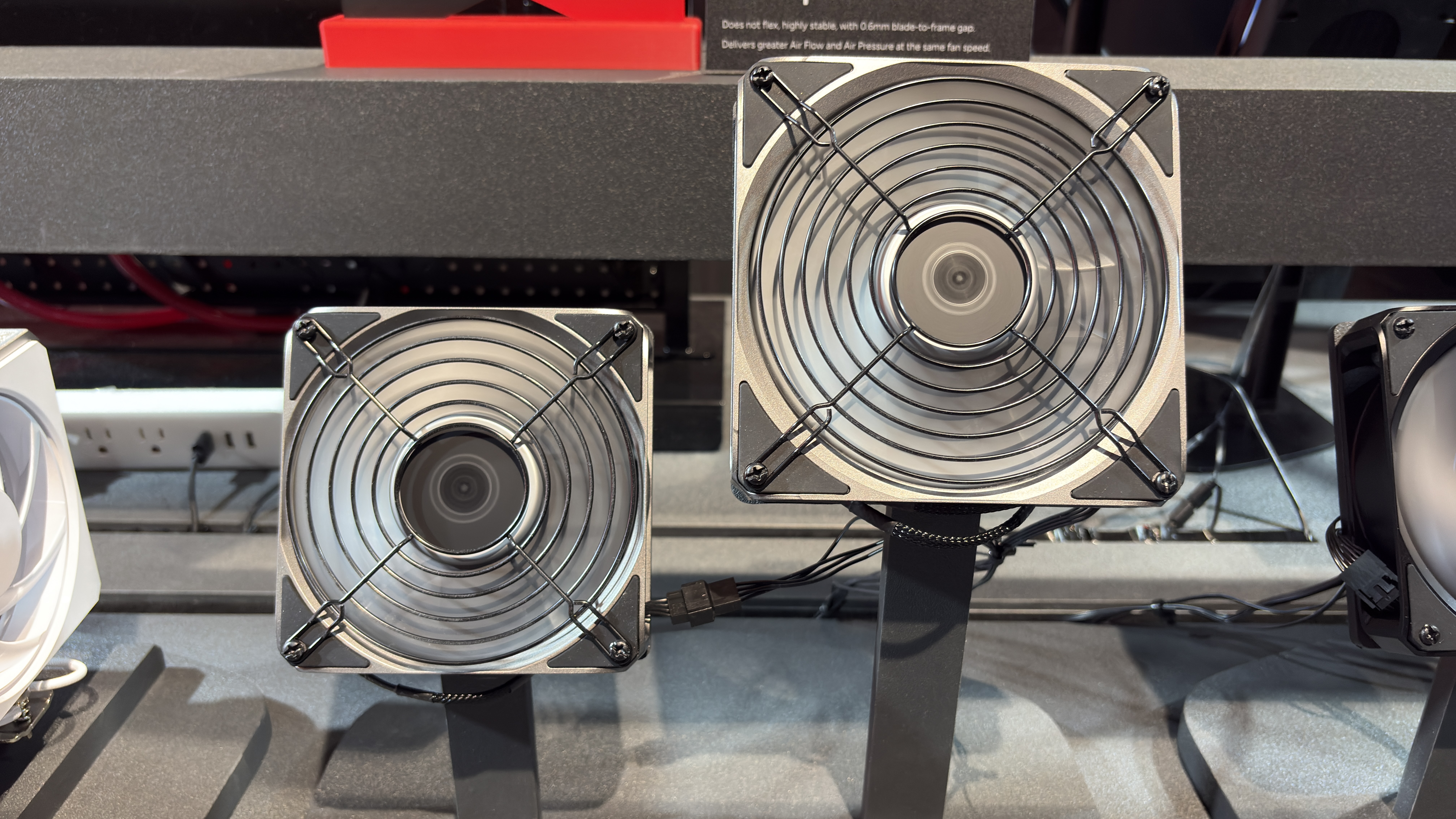 Cooler Master's new all-metal fans at Computex 2026.