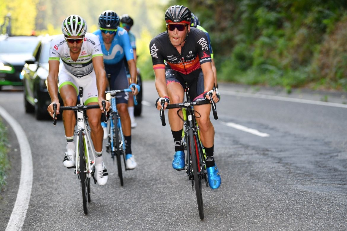 Dorian Lubbers (Team Lotto - Kern Haus) and Benoit Jarrier (Team Fortuneo Samsic) in the breakaway