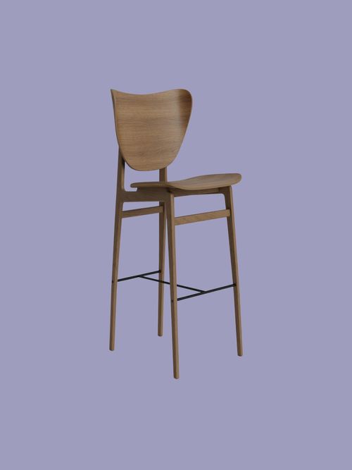 NORR11 Elephant Bar Stool, Light Smoked