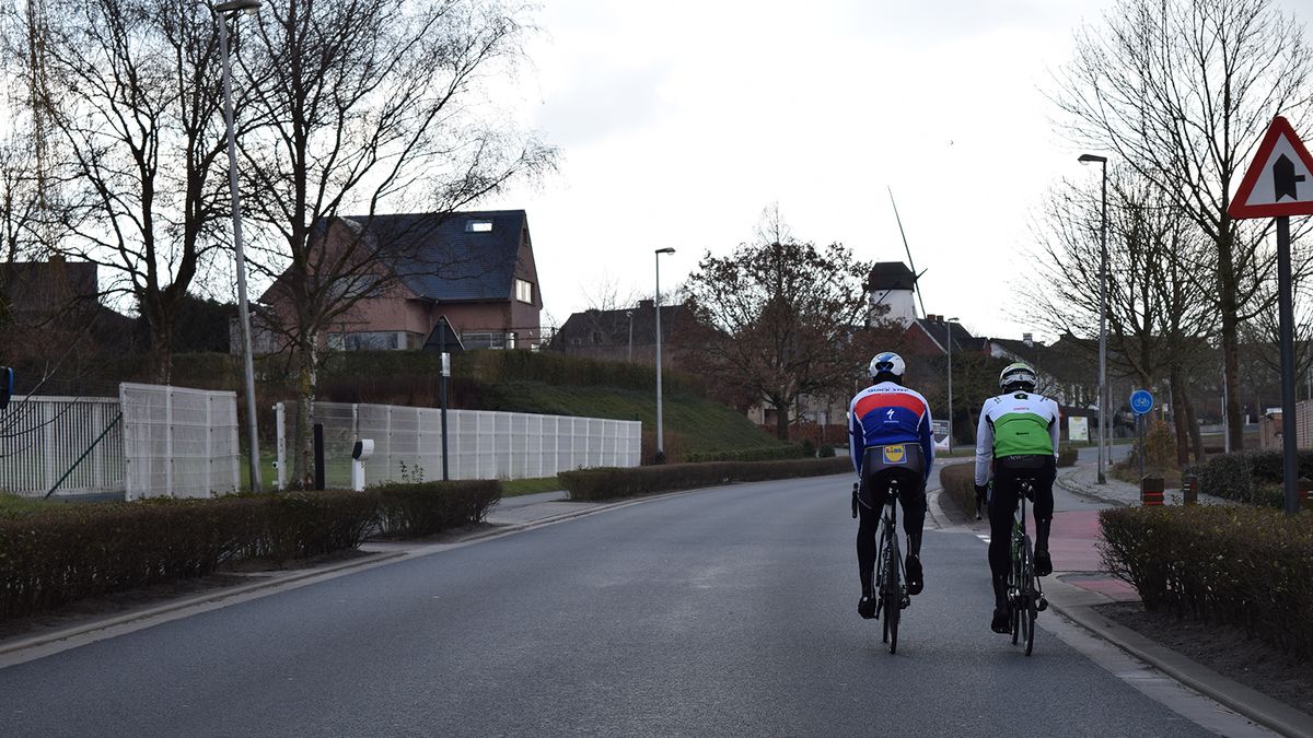The pair ride off out of town