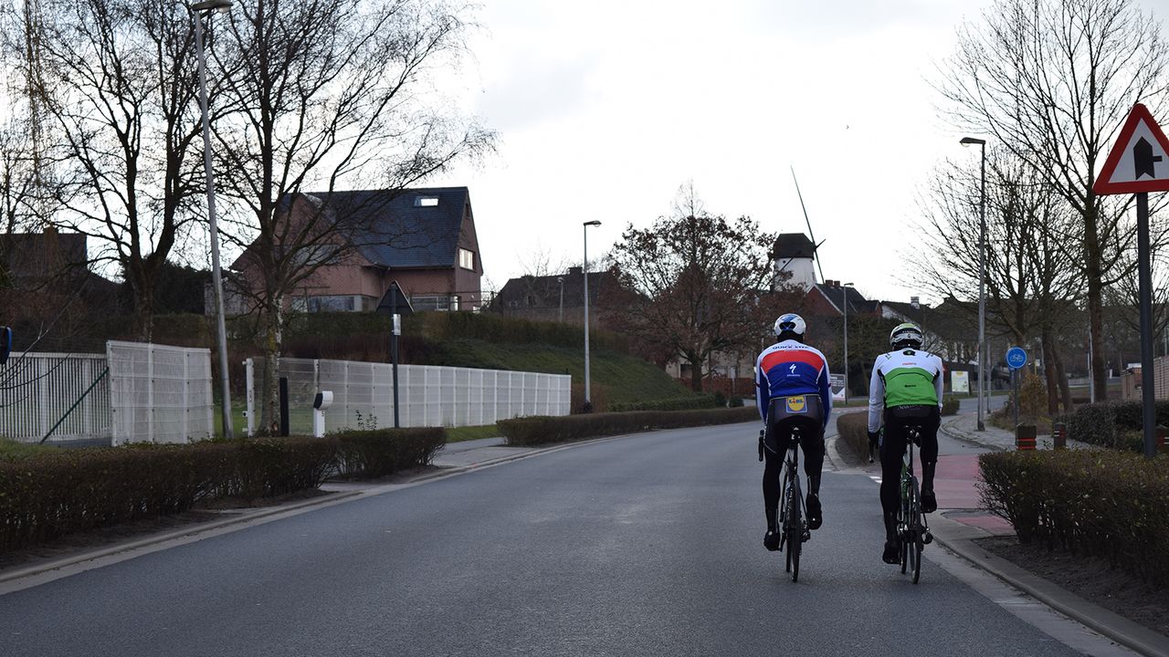 The pair ride off out of town