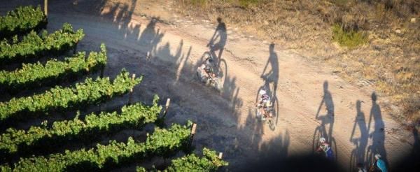 The shadow of racers in Tulbagh