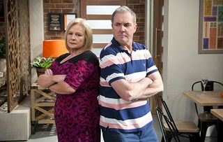 Sheila Canning triumphs over Karl Kennedy as president of the Liveable City Committee in Neighbours.