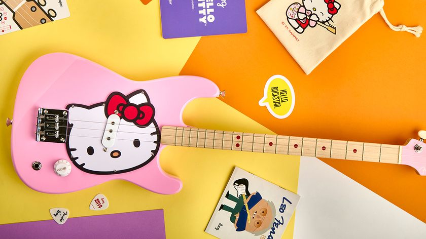 Fender x Loog Hello Kitty Stratocaster