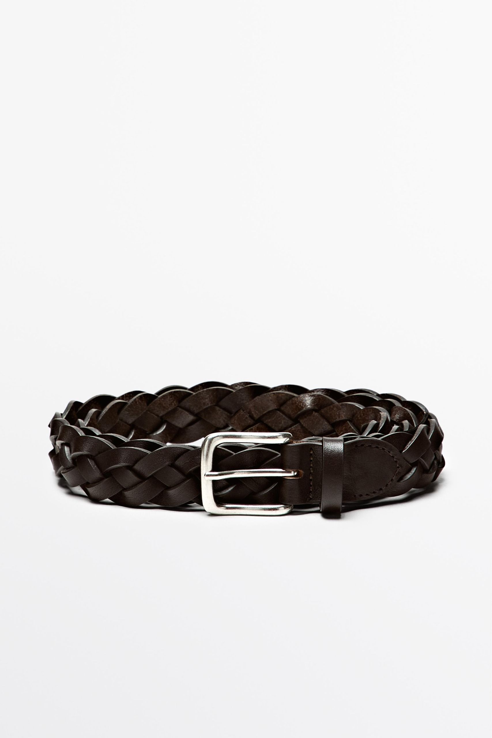 Braided Nappa Leather Belt