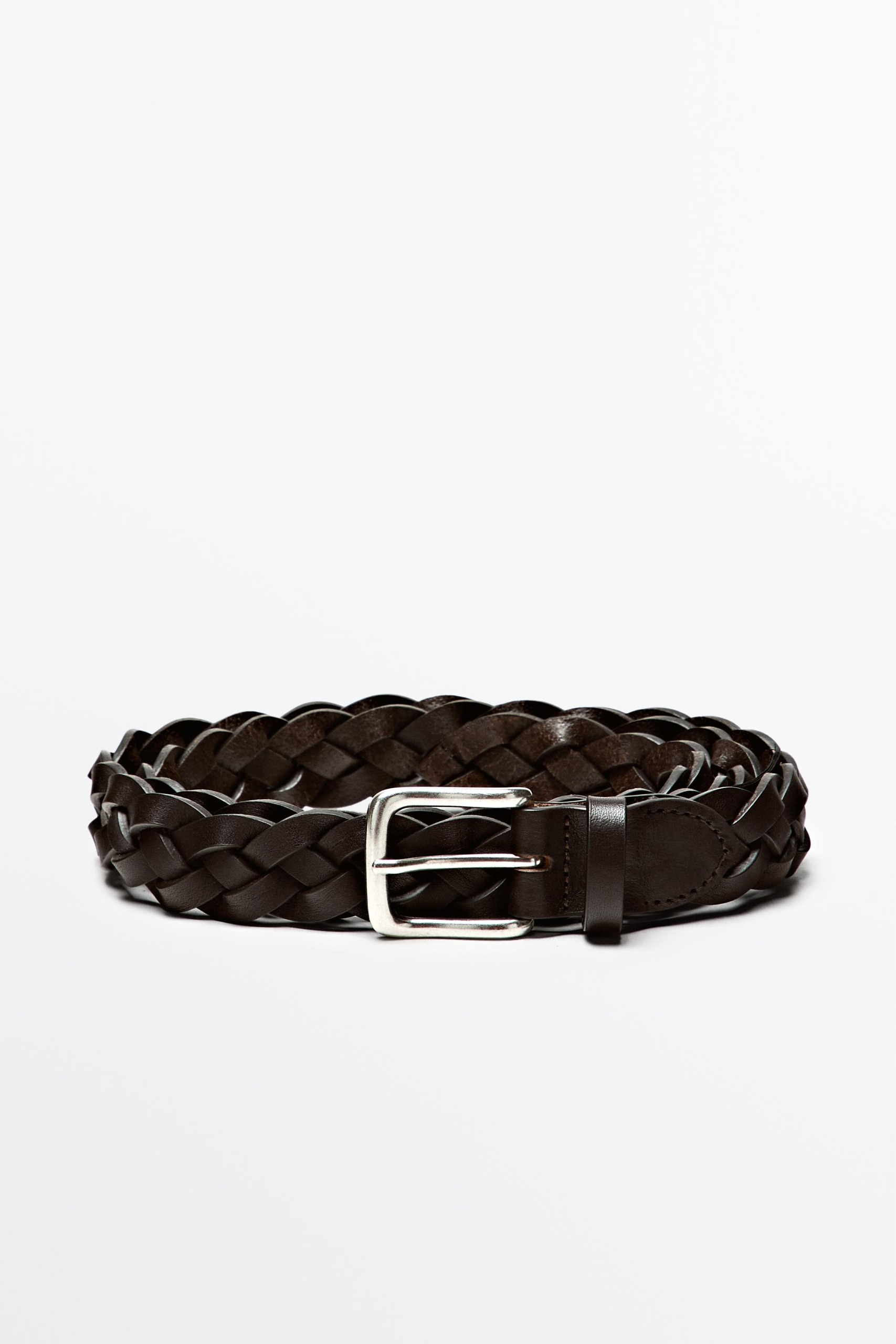 Braided Nappa Leather Belt