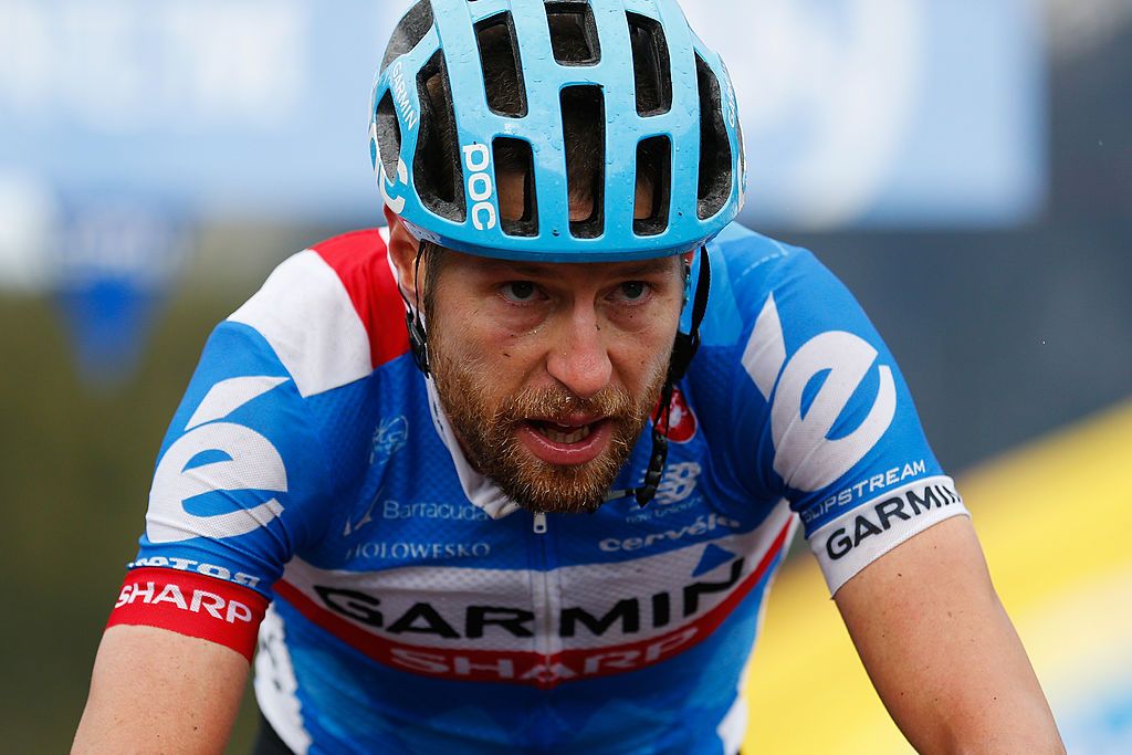 Ryder Hesjedal (Garmin-Sharp) at the 2014 Giro d&#039;Italia