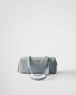 Medium Leather Top-Handle Bag With Padlock