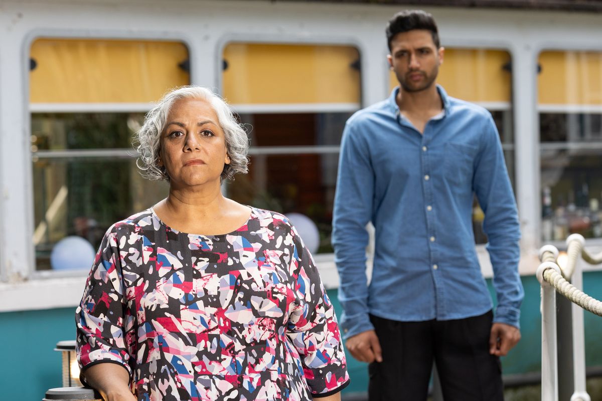 Misbah Maalik and Shaq Qureshi in Hollyoaks