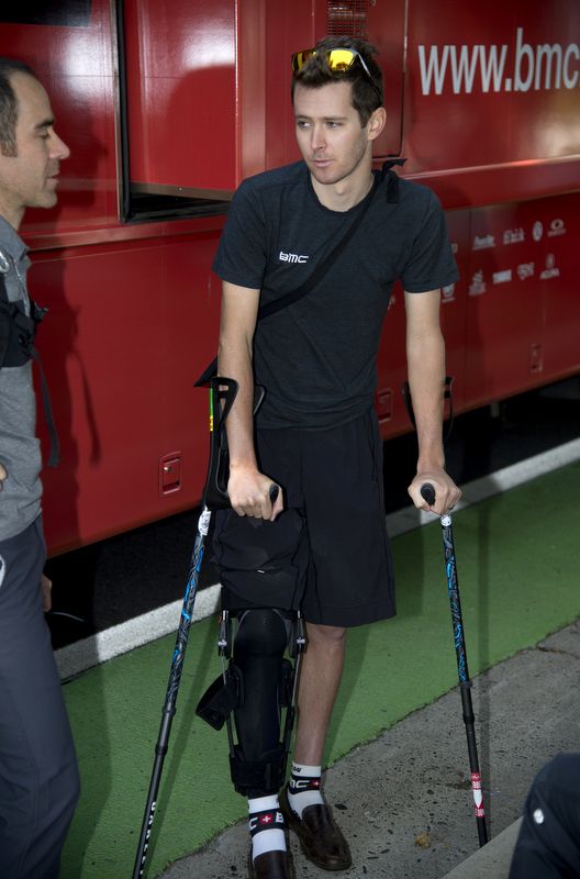 Peter Stetina came along to his home race to support his BMC teammates