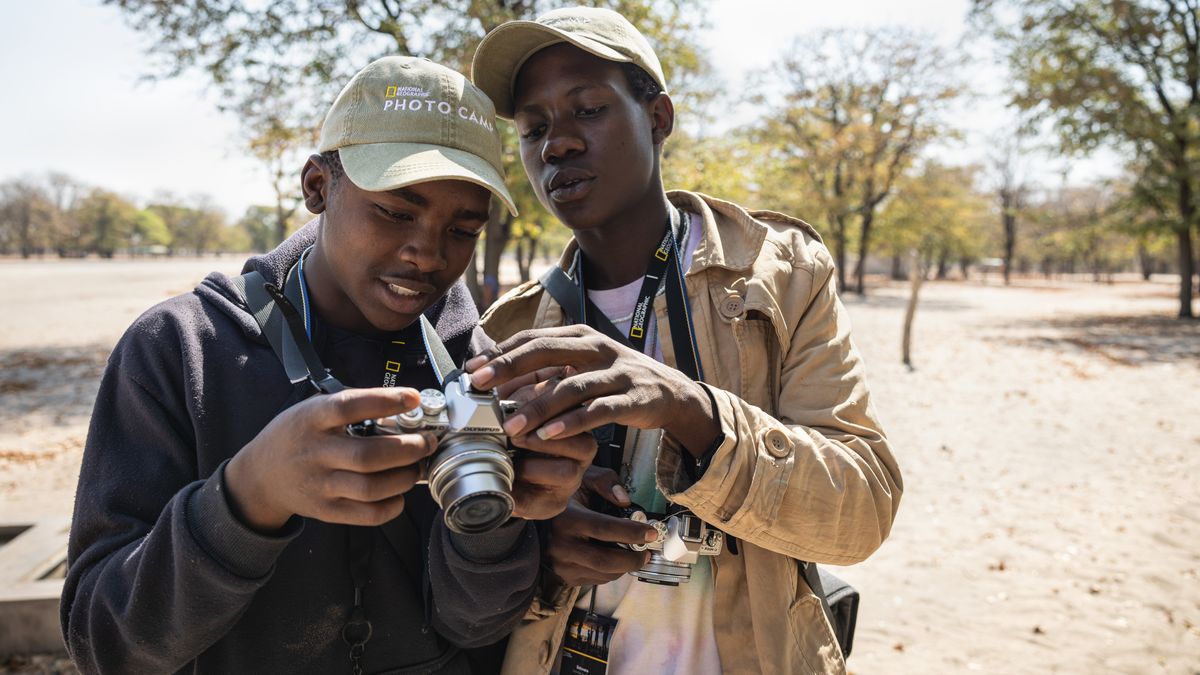 National Geographic teaches students in Botswana the art of storytelling