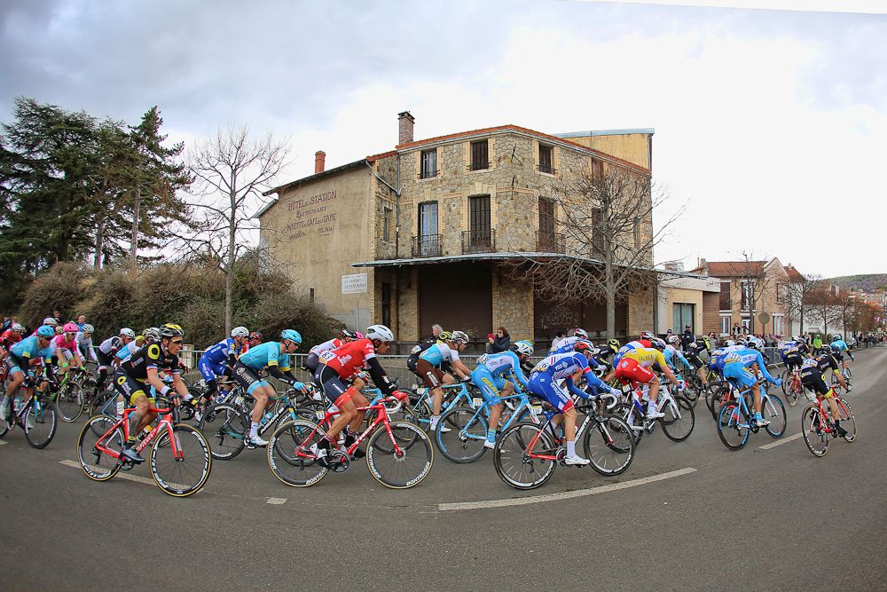 Scenery along the route of stage 3 at Paris-Nice