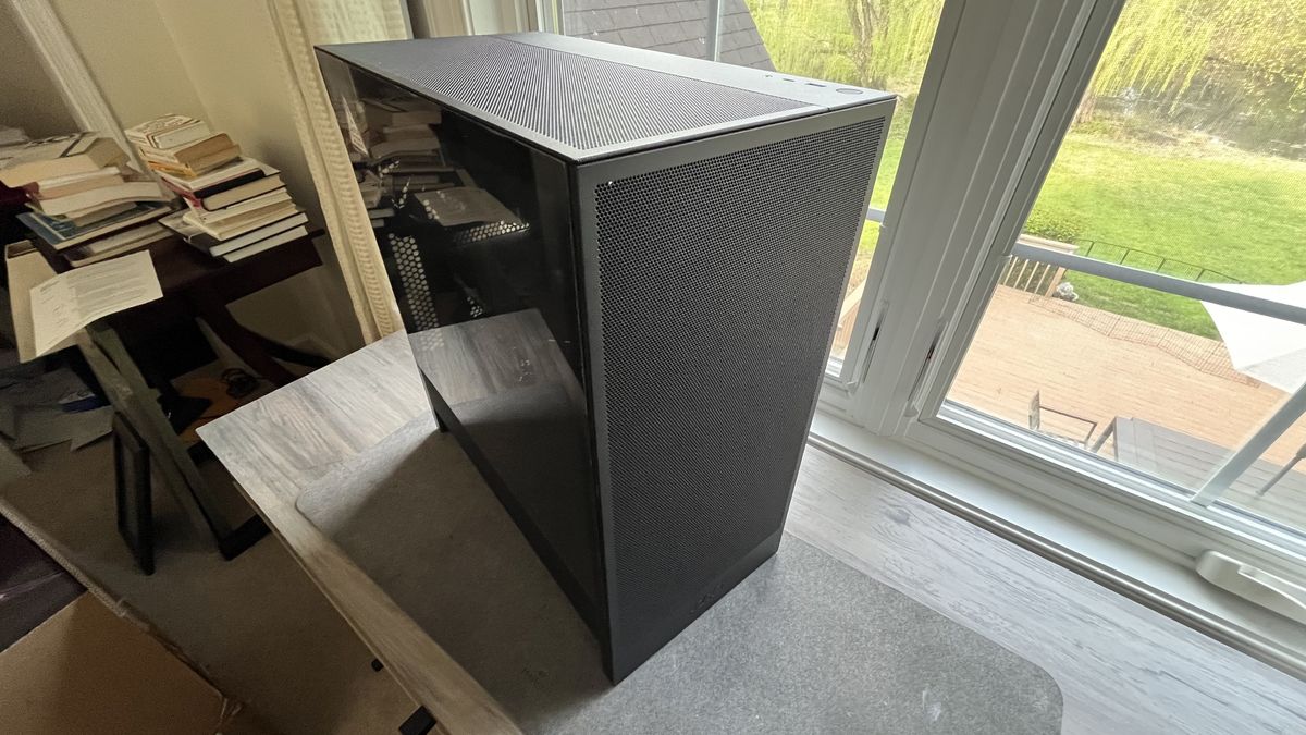 A NZXT Player PC (5070 Intel Edition) sitting on a desk