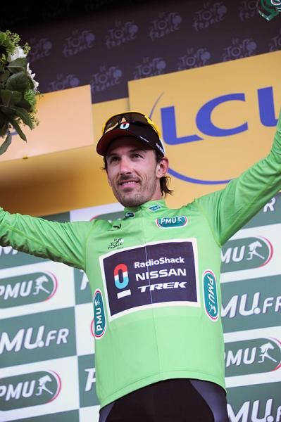 Fabian Cancellara (RadioShack-Nissan) also leads the points classification.