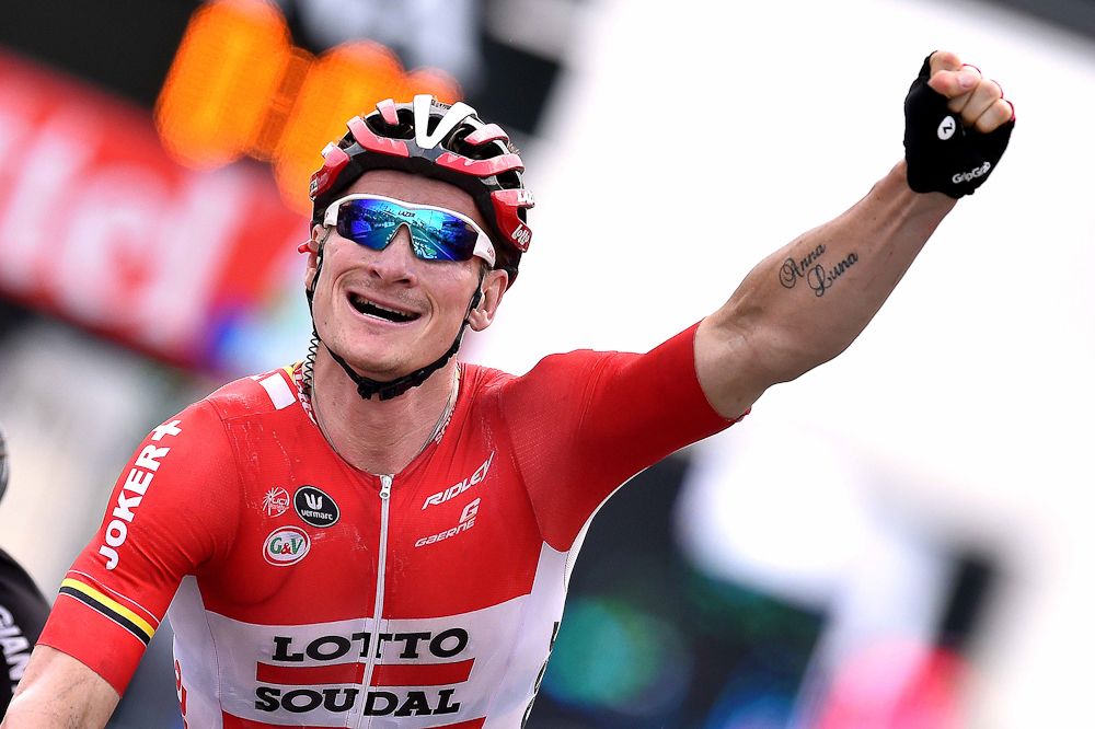 Andre Greipel wins stage 15 of the Tour de France.