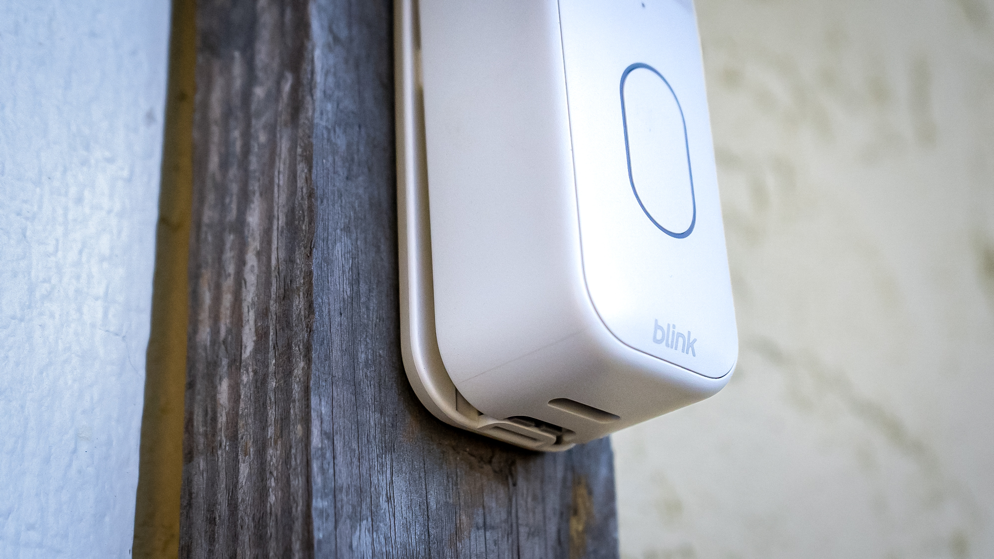 Blink Video Doorbell (2nd gen) mounted on a doorframe