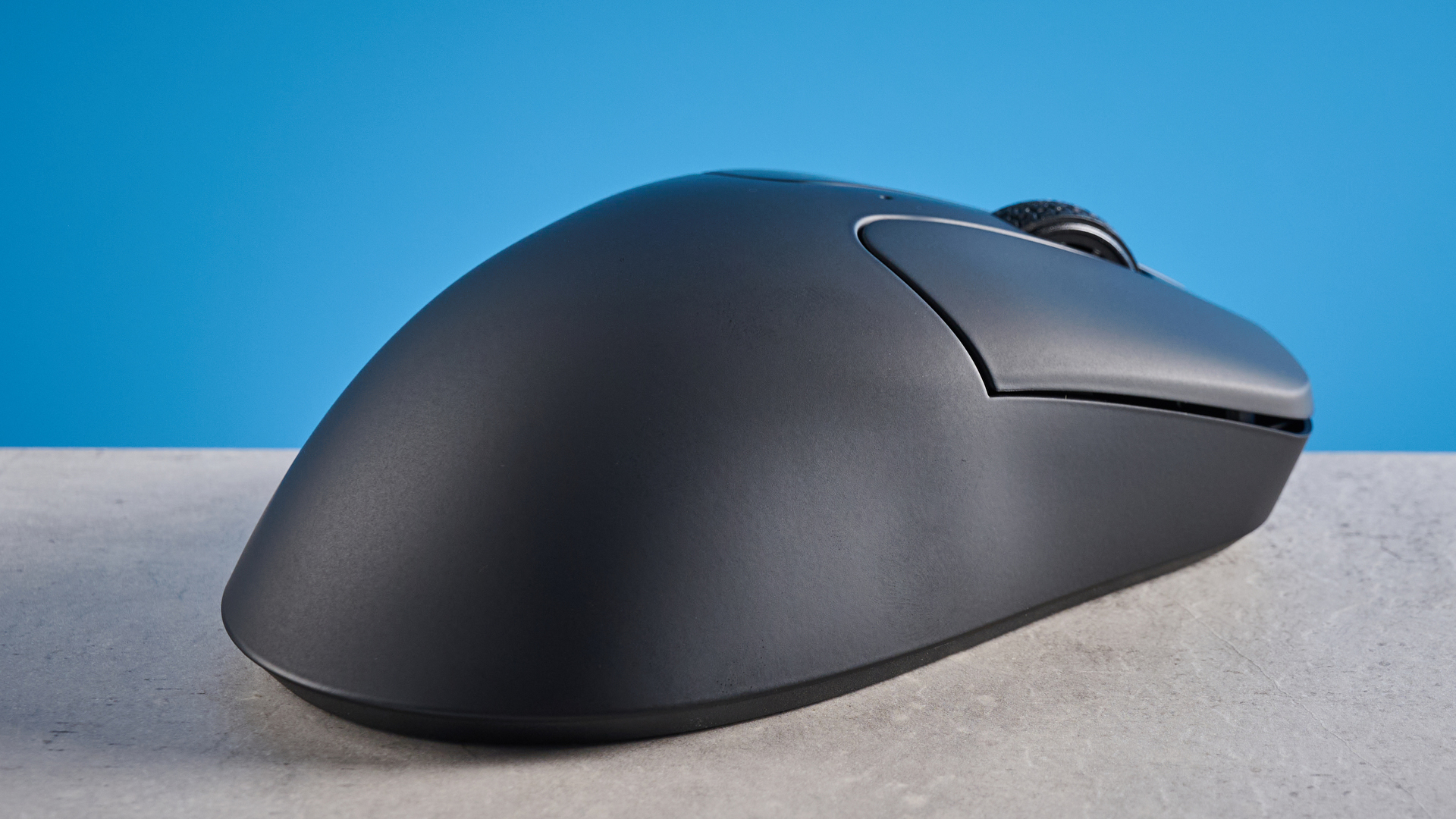 A black Keychron M2 8K wireless gaming mouse