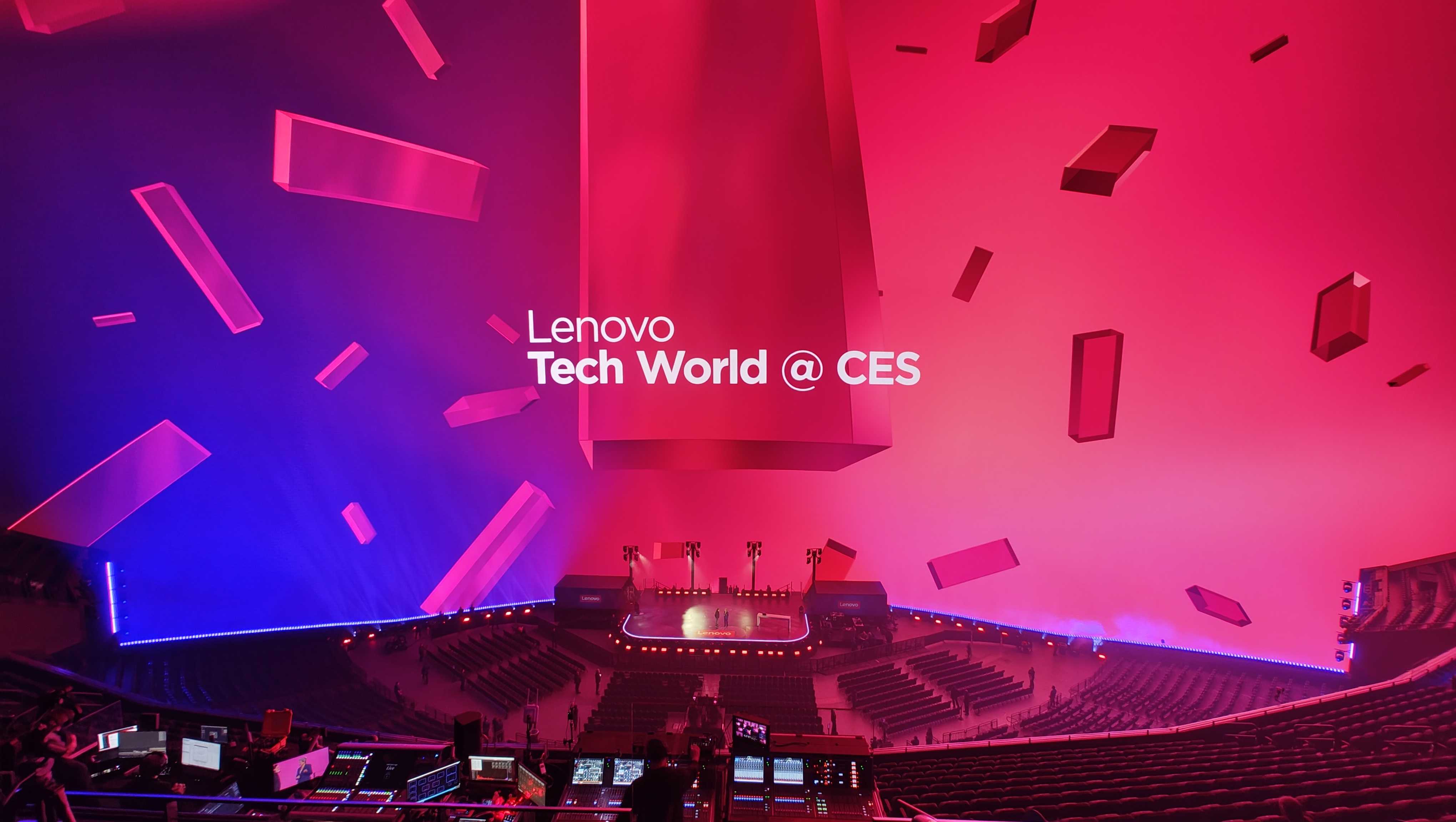 An inside view of the Sphere from Lenovo Tech World 2026