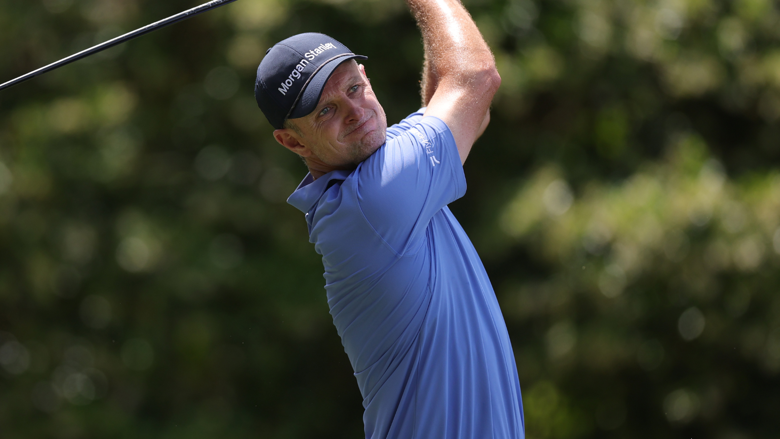 Justin Rose takes a shot at the RBC Heritage