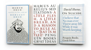 Phil Baines’ Penguin Great Ideas typographic book covers