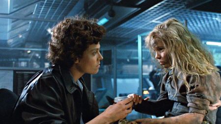 Signourney Weaver in Aliens