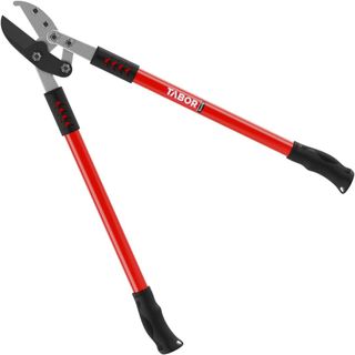 TABOR TOOLS GG12A Anvil Lopper with Compound Action, 30 Inch Tree Trimmer, Branch Cutter with ⌀ 2 Inch Cutting Capacity