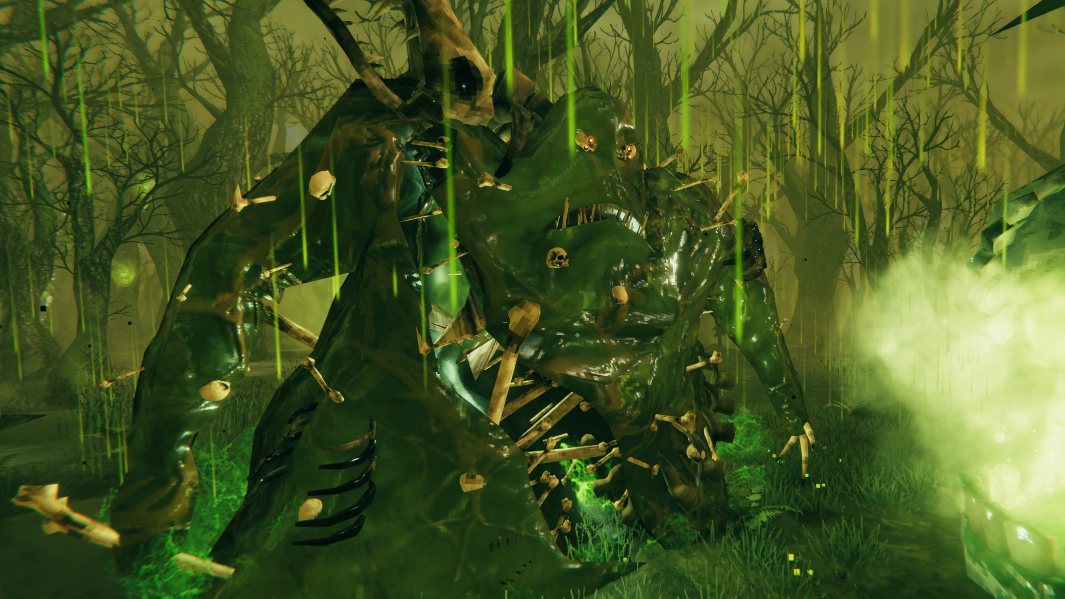 Valheim - Bonemass, the swamp boss