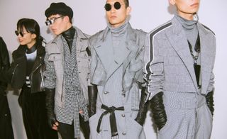 Backstage at Balmain Homme A/W 2019