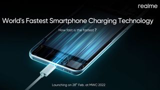 Realme teases world's fastest smartphone charging technology 