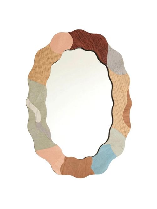 Chelsea Vivash Oval Curve Mirror