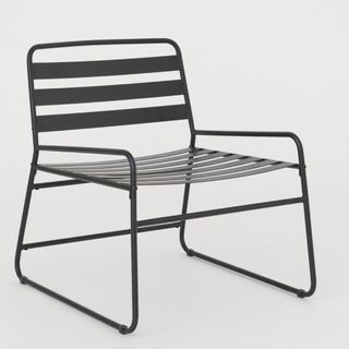 Metal lounge chair