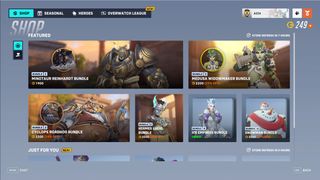 Overwatch 2 Battle for Olympus shop