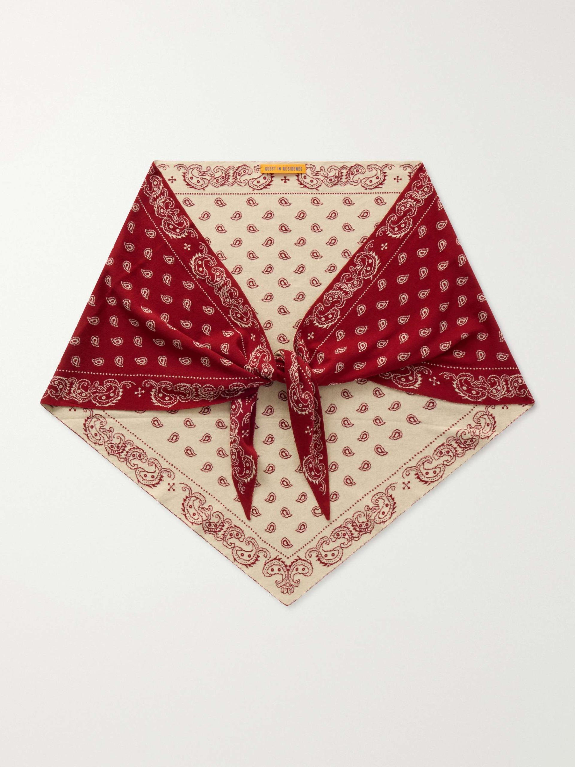 The Wild Rag Cotton and Silk-Blend Jacquard Scarf