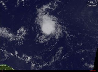 Tropical Storm Joyce on Aug. 23.