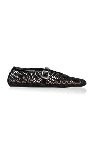 Mesh Mary Jane Flats