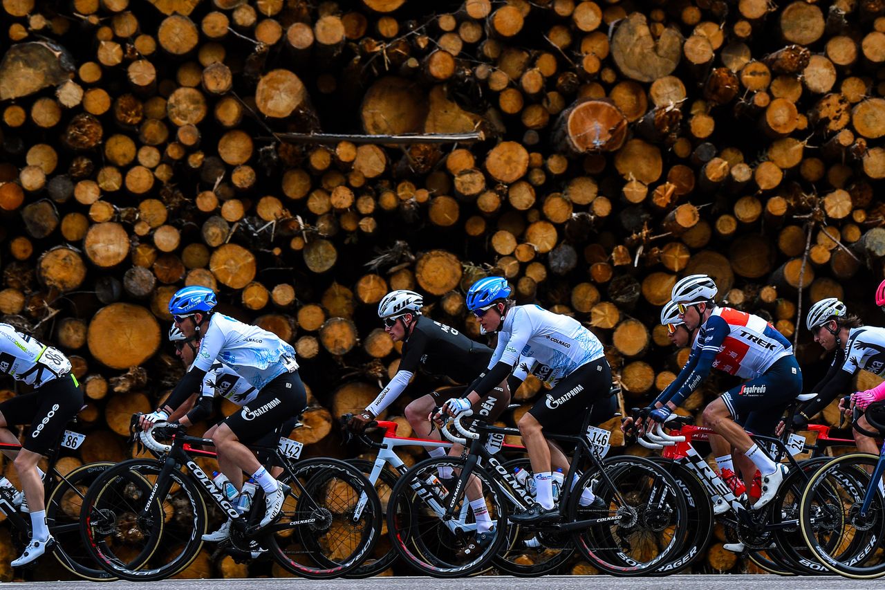 The Tour of the Alps peloton