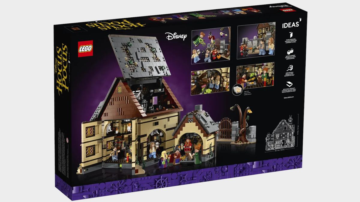 Lego Hocus Pocus set on a plain background