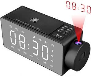 Htterino Projection Alarm Clock