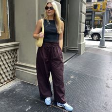 Editor Natalie Gray Herder Wearing Adidas Wales Bonner Sneakers