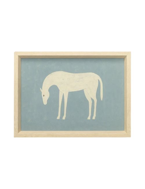 White Horse Wall Art