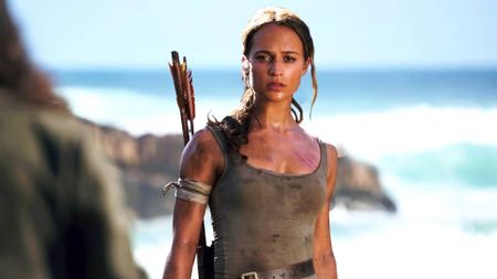 Alicia Vikander as Lara Croft in Tomb Raider