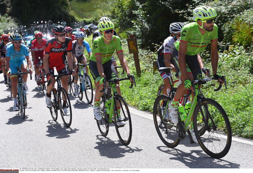 Cannondale had three riders in the early break