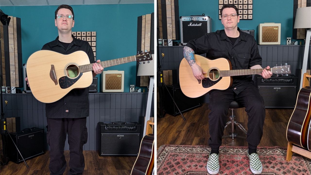 Best acoustic guitars for beginners: Yamaha FG800 beginner acoustic guitar