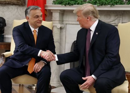 Donald Trump and Viktor Orban.