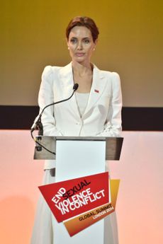 Angelina Jolie Global Summit To End Sexual Violence William Hague Stella McCartney