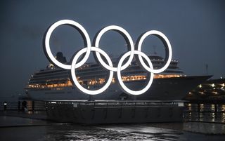 Olympic rings, Yokohama