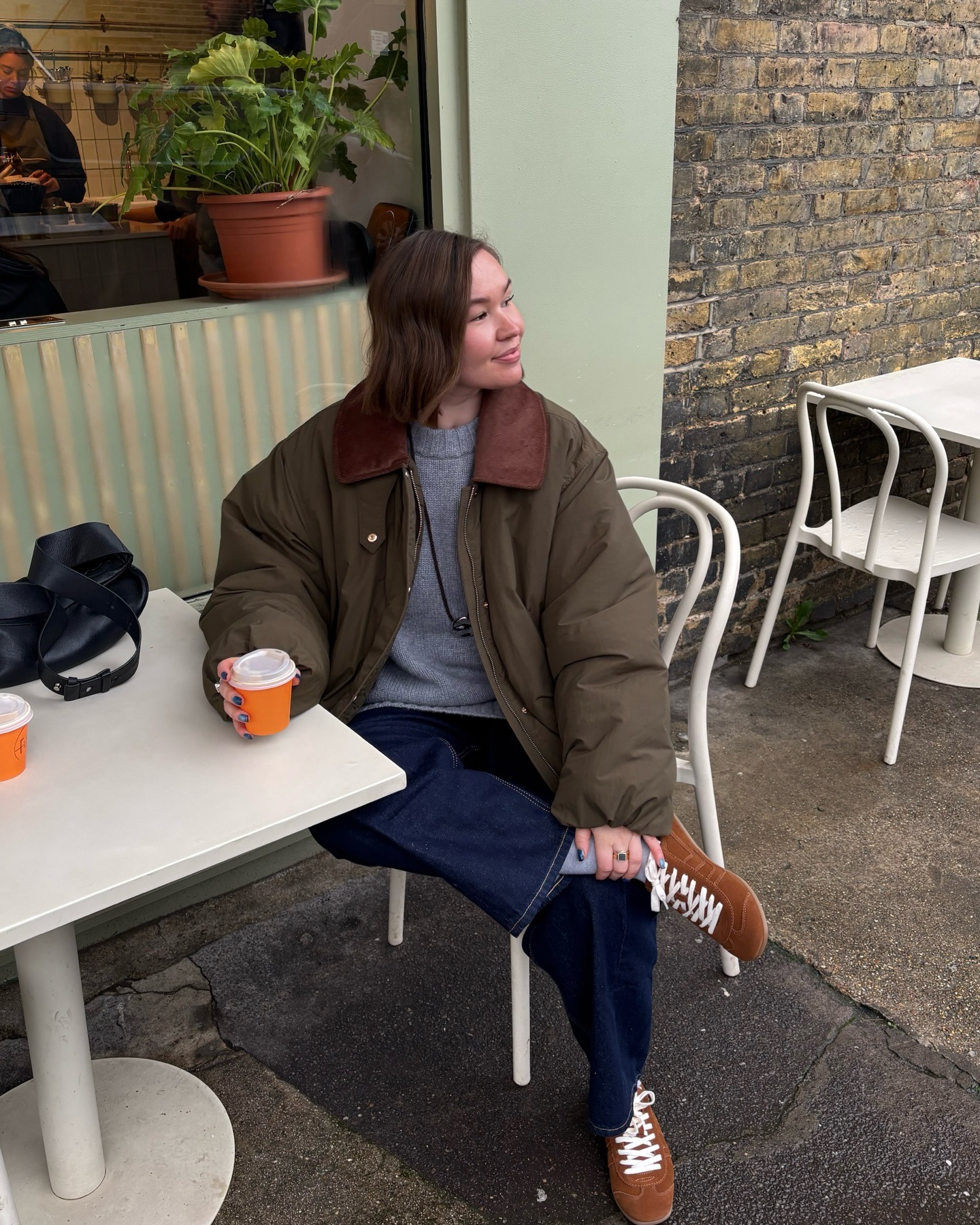 Emma is wearing M&S jeans