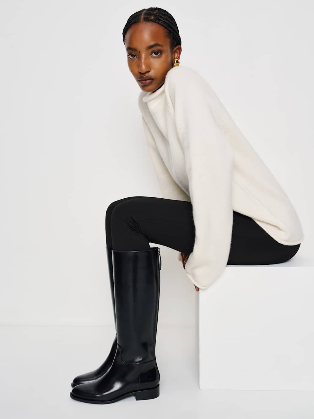 Reformation Velvet Hour Knee Boot