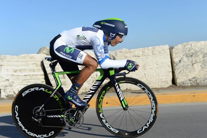 Nairo Quintana (Movistar) in the final time trial