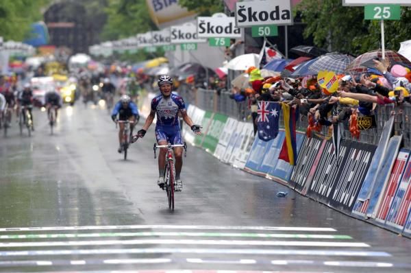 Petrov had space to celebrate at the end of stage 11